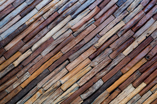 Wall brown wood  texture. Background