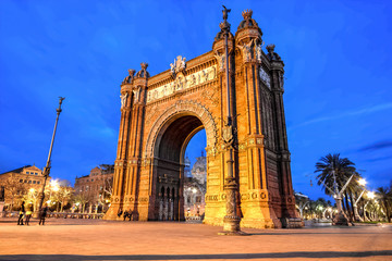 Barcelona - Arch of Triumph © catalinlazar