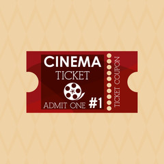 Ticket icon design 