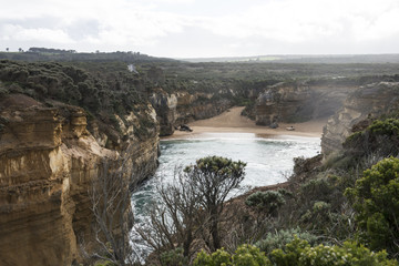 Fototapeta na wymiar Los doce Apóstoles en la costa australiana de la Great Ocean road. Australia 