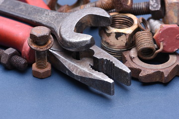 Tools with old mechanical parts