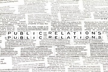 Obraz premium Public relations