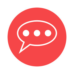 Fototapeta premium comment icon