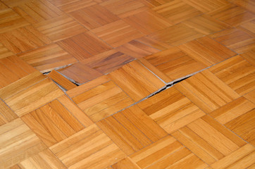 Wooden Floor Starts to Lift Up