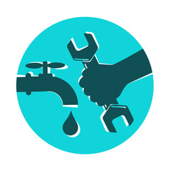 Repair waterpipe symbol