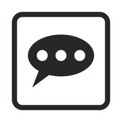 Fototapeta premium comment icon