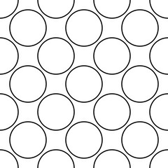 Vector modern seamless geometry pattern polka, black and white abstract geometric background, pillow print, monochrome retro texture, hipster fashion design