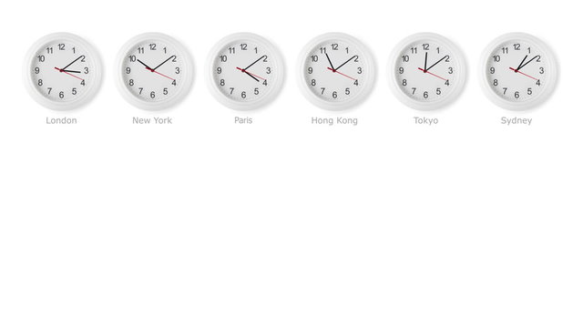 time zone world time lapse
