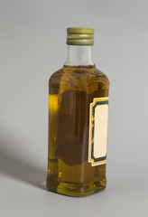 Oil In Glass Bottle