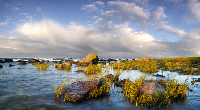 Kamienisty brzeg Bałtyku,Rugia,Kap Arkona
