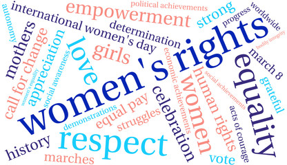 Women's Rights Word Cloud