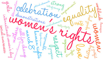 Women's Rights Word Cloud