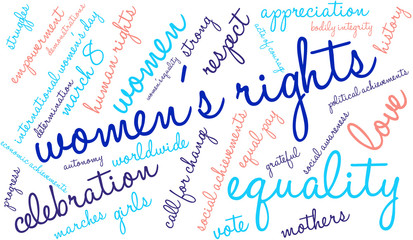 Women's Rights Word Cloud