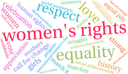 Women's Rights Word Cloud