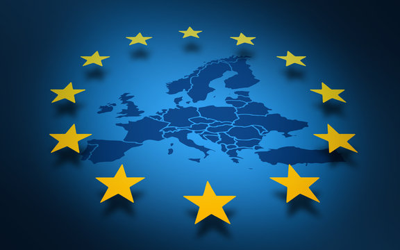 Union européenne Europe drapeau européen ou parlement européen 2023