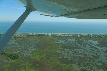 Fototapeta premium Flying over Florida