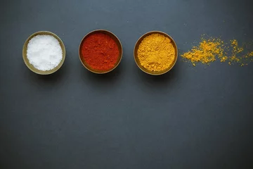 Keuken spatwand met foto spices © charkselianicom