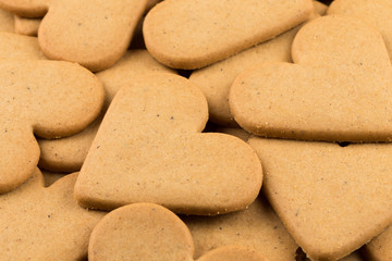 Gingerbread hearts cookies