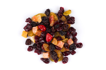 Mix variety of dried fruit