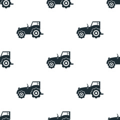Agriculture tractor icon