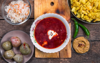 healthy beetroot soup