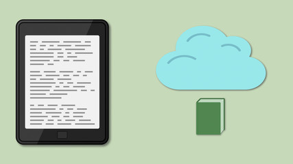 ebook reader concept