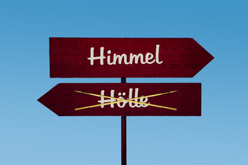 Schild 48 - Himmel