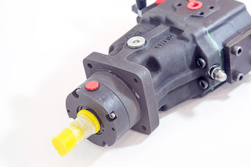 Detail of the machine for the production of polyurethane