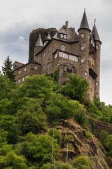 Fototapeta na wymiar Blick auf Burg Katz