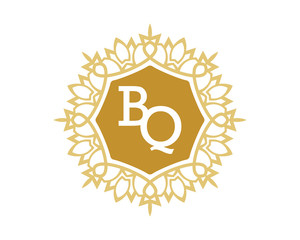 BQ initial royal letter logo