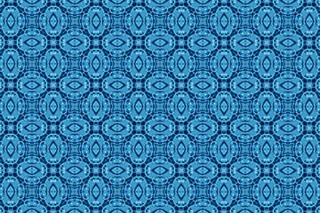 Голубой орнамент с узорами. 15

