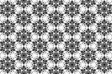 Орнамент с элементами чёрного и серого цветов. 23
