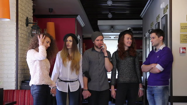 Team of young people 