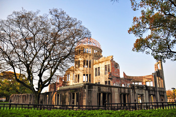 he Atomic Dome, ex Hiroshima Industrial Promotion Hall, destroye