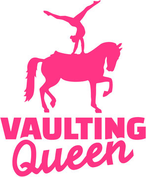 Horse Vaulting queen Voltigieren