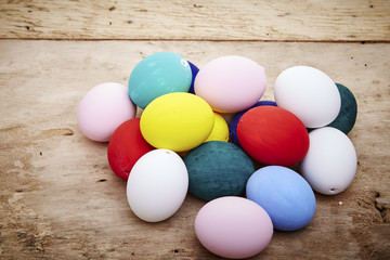Fototapeta na wymiar Colourful easter egg