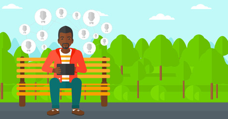 Social media network.