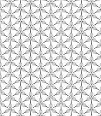 Geometric linear pattern, stylish monochrome