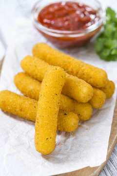 Fried Mozzarella Sticks