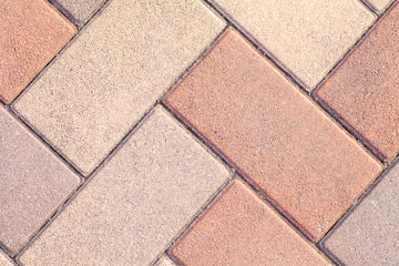 Close - up Street floor tiles as background