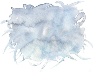 grunge blue watercolor textures background