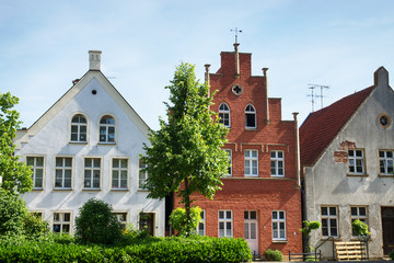 Gebäude an der Kirchstraße in Warendorf, Nordrhein-Westfalen