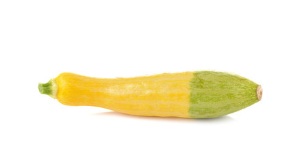  yellow zucchini  on white background