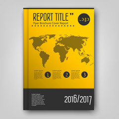 Abstract map of the world. Template design background for corporate business annual report cover brochure flyer poster