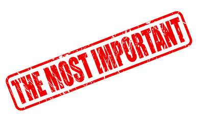 THE MOST IMPORTANT RED STAMP TEXT © pockygallery11