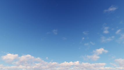 Fototapeta premium Cloudy blue sky abstract background, 3d illustration