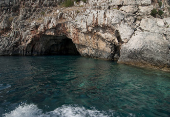 Zakynthos, Greece / The blue caves in Zakynthos greek islands are unique