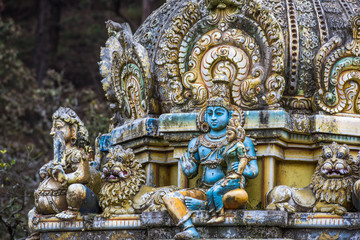 Fototapeta na wymiar Seetha Amman Hindu temple, Sri Lanka