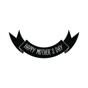 Mother Day ribbon icon
