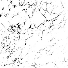 Obraz premium Grunge marble texture white and black. Sketch pattern to Create Distressed Effect. Overlay Distress grain monochrome design. Stylish modern background for different print products. Vector illustration